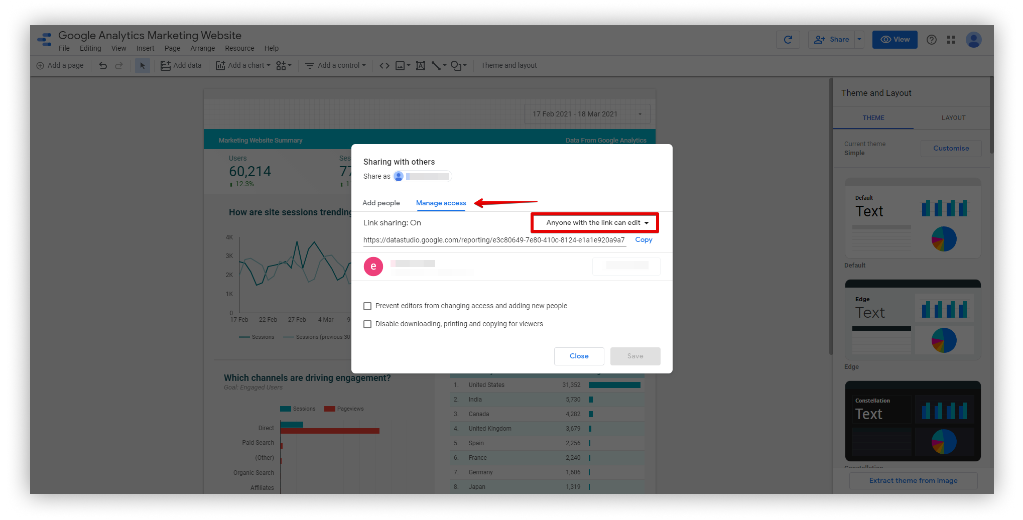 To be able to edit reports by you and your workspace members without leaving Nimbus Note, you need to specify the suitable permissions in the Share menu