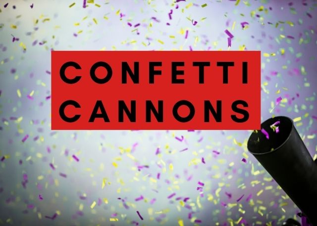 biodegradable confetti cannon