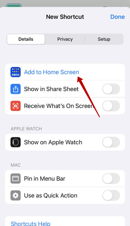 Nimbus Note for iOS allows you to quickly execute a specific action using shortcuts.